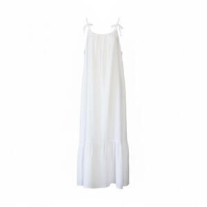 Francesca Bettini White Linen Dress - Made in Italy - Size Small